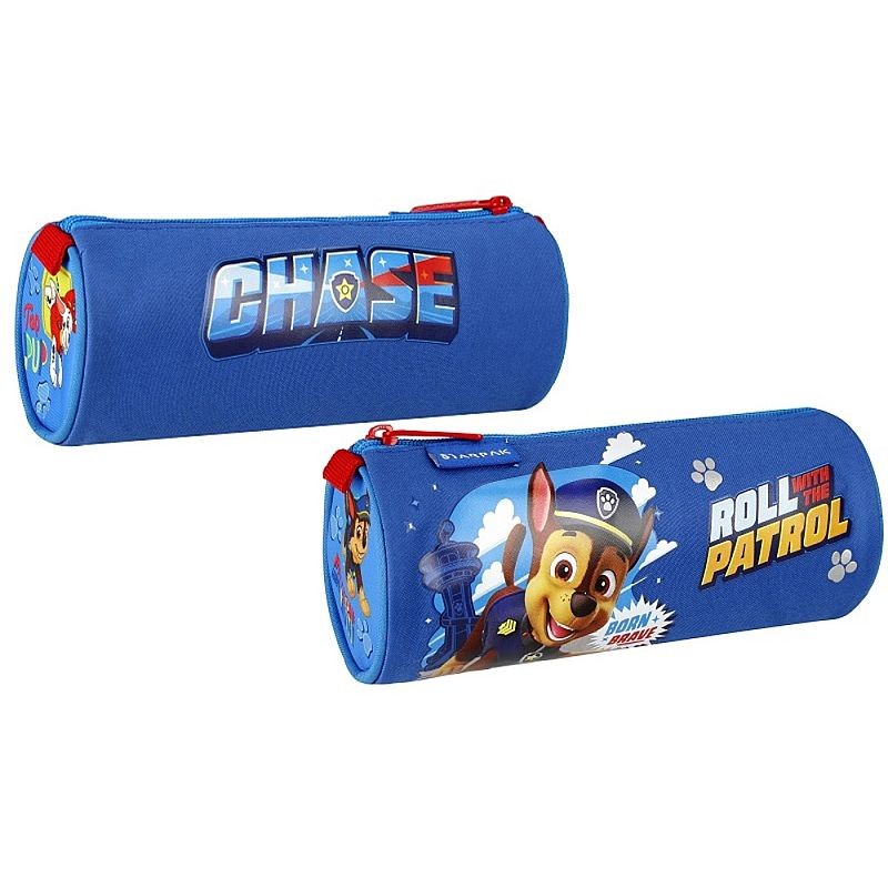 Penar tubular, model Paw Patrol, 1 compartiment spatios cu fermoar - imagine 4